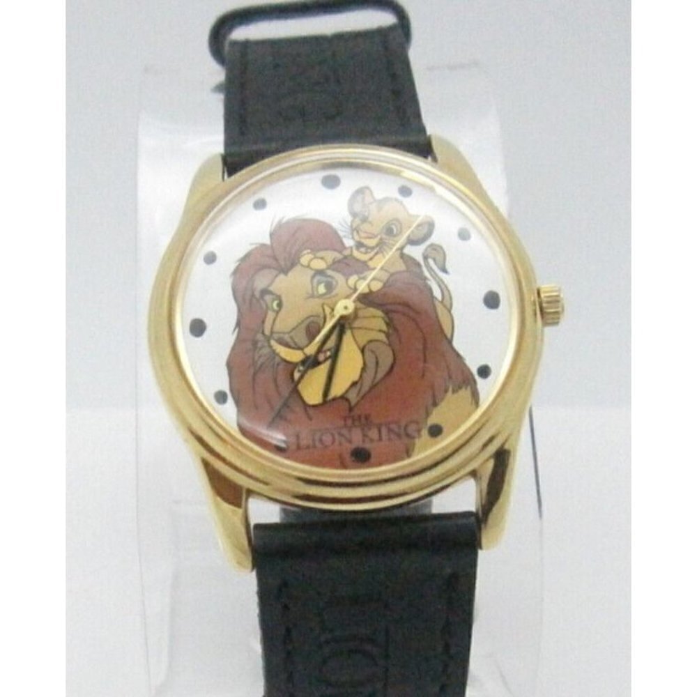 Men Timex Lion King Mufasa Simba Quartz Wr Analog 34mm Dial Causal Watch F225